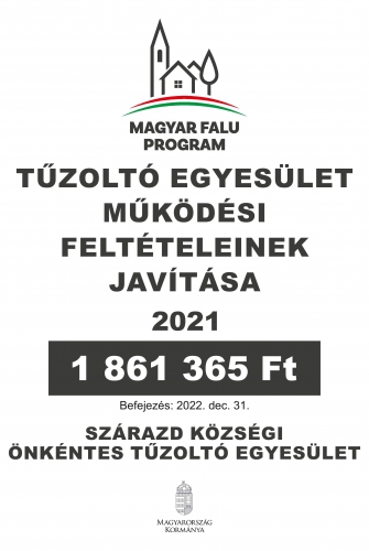 Magyar Falu Program - Tűzoltó egyesület működési feltételeinek javítása